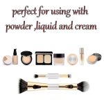 Winkelen 4 in 1 Travel Brush with Multifunctional Foundation Brush, Powder Brush, Eyeshadow Blending & Flat Professional Brush | Soft Bristles Makeup Brushes Set for Women, Girls - Image 6