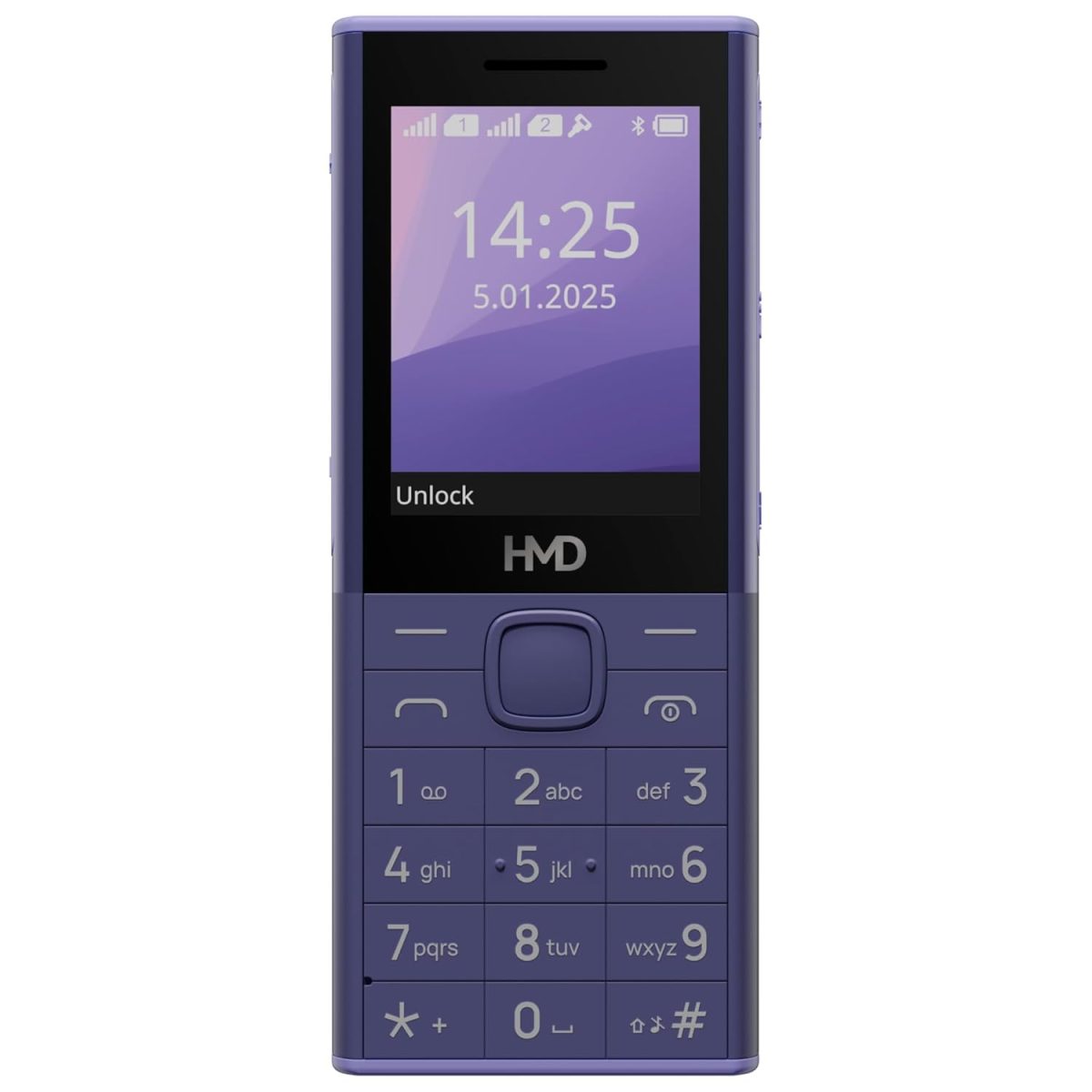 HMD 150 Music | Built-in Powerful Loud Speaker & Dedicated Music Buttons | Music Player and Wireless FM Radio | 2500 mAh Battery & Type C Fast Charger | Built-in UPI App with Scan & Pay | Purple - Image 2