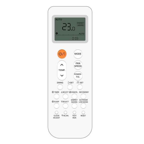 Zieva Compatible For O General Ac Remote Replacement For 1, 1.5, 2 Ton Split/Window Air Conditioner - Please Match The Original Remote (Ac 252 A),White