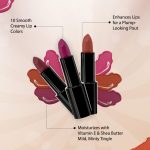 L.A.Girl- Pretty & Plump Lipstick-Sweet Tea | 10 Smooth, Creamy Lip Colors | Enhances Lips for a Plump Looking Pout | Moisturizes with Vitamin E and Shea Butter | Mild, Minty Tingle | 3.2 gm - Image 3