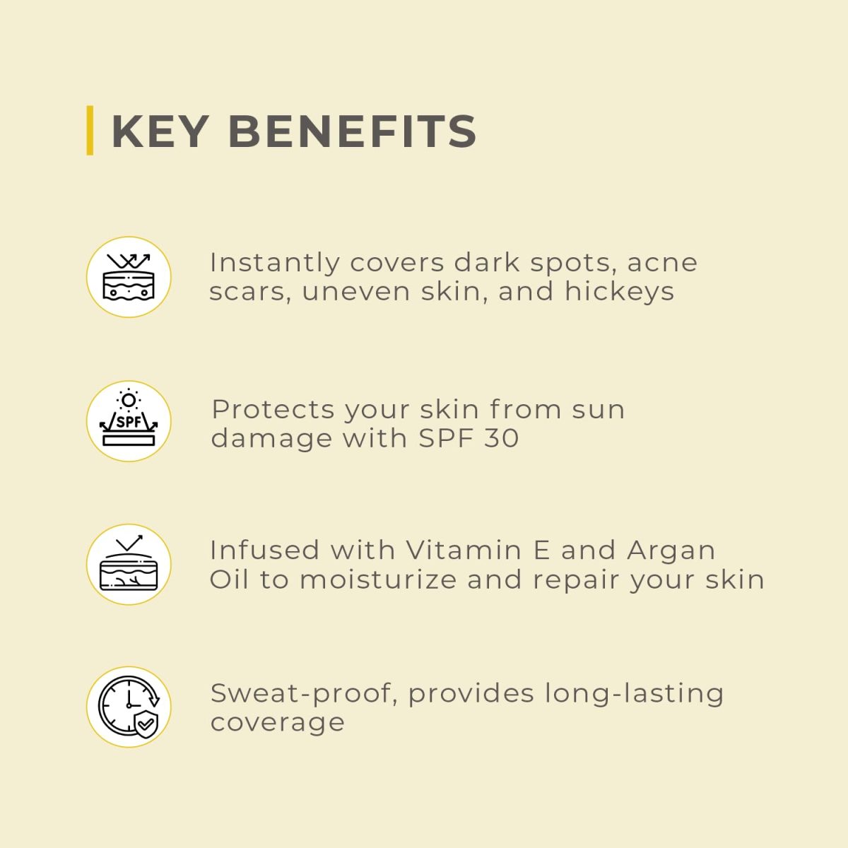 Rise for Men Concealer Tool | Covers Spots, Dark Circles, Acne Scars, & Hickeys Instantly | SPF 30 & Vitamin E | Available in 4 Shades (Light) - Image 5