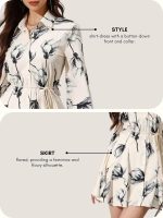 Leriya Fashion Summer Dress for Women – Short One Piece A-Line Midi Dress | Lightweight Vacation Wear & Daily Casual Outfit - Image 5