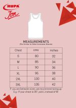 Rupa Jon Men's Scented 3P Wht Vest Plain (Pack of 3) (RJNJNVSNRN3P02085_White_85 CM) - Image 6