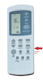 SIWAN Compatible for Blue Star AC Remote Summer Chill Function Original Model Suitable 1 1.5 2 Ton Split and Window Air Conditioner - Image 2