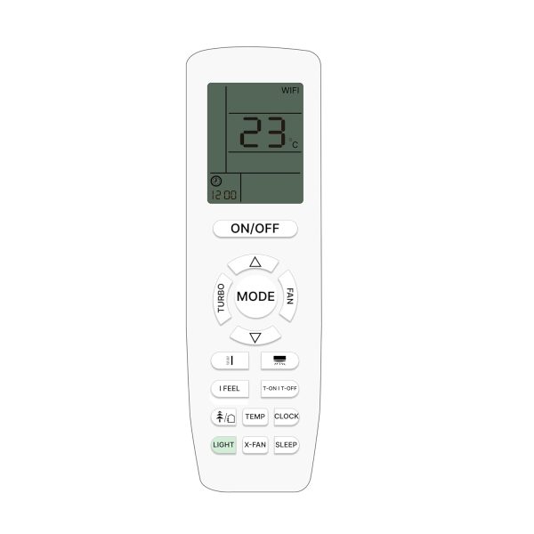 ZIEVA Compatible with Onida AC Remote Replacement for 1, 1.5, 2 ton Split/Window Air Conditioner - Please Match The Original Remote (AC 206)