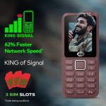 Itel Kingsignal Keypad Mobile Phone | Stronger Signal |1500 mAh 33 Days Standby Super Battery | Type C Charger | KingVoice | Wireless FM with Recording | Auto Call Recording |Kevlar Texture|Purple Red - Image 2