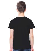 THREADCURRY Mythical Lion | Psychedelic Music Party Holiday Fun Cotton Graphic Printed Tshirt for Boys Black - Image 2