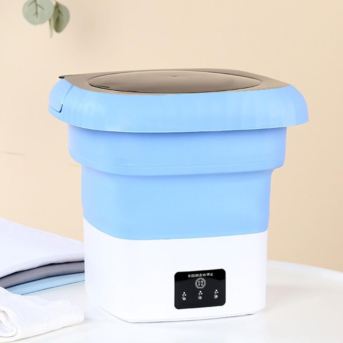 CLUB BOLLYWOOD®Portable Washing Machine 9L Capacity Small Washer For Apartment Travel Hotel Blue|Home & Garden | Major Appliances | Washers & Dryers |1 Piece Foldable Washing Machine - Image 8