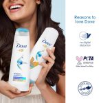Dove Glycolic + Hydration Hair Conditioner with 5% Hydra-Glycol~ for dry stiff hair, for Upto 100 Hours of Hydrated^, Fluid Hair | 175ml Tube - Image 6