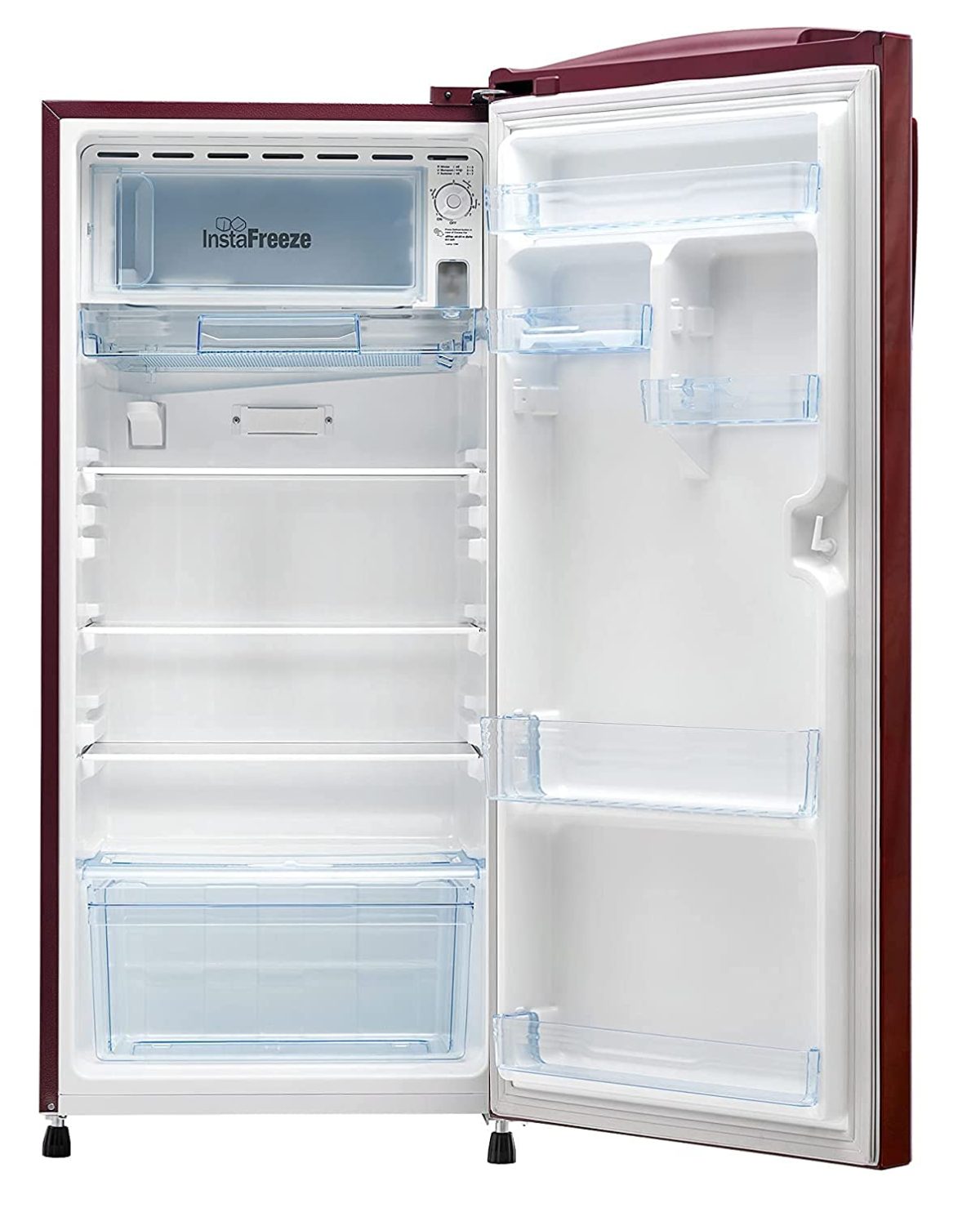 Lloyd 225 L 2 Star Direct Cool Single Door Refrigerator (GLDC242SBWT2PB, Begonia Wine) - Image 3