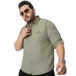 Urbano Plus Men's Cotton Full Sleeve Regular Fit Casual Solid Shirt