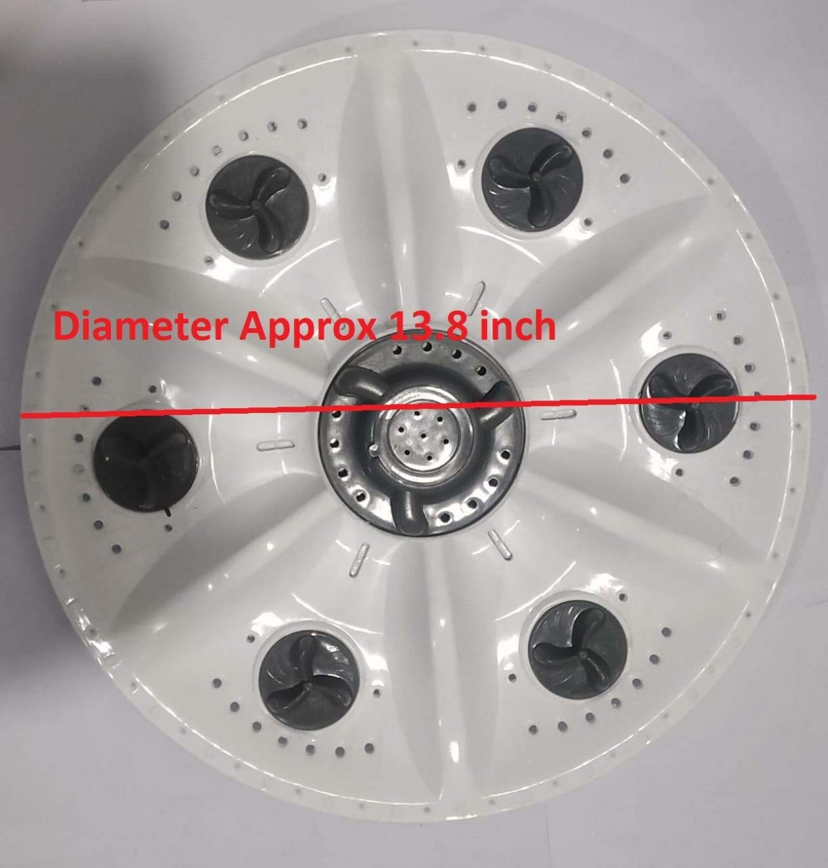 Washing Machine Pulsator Compatible with Videocon 6800 Semi Automatic (Multi Colour)