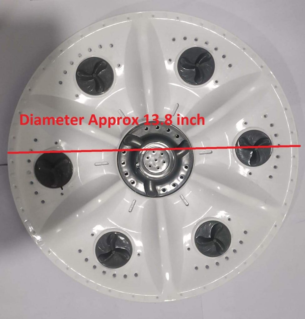 Washing Machine Pulsator Compatible with Videocon 6800 Semi Automatic (Multi Colour)