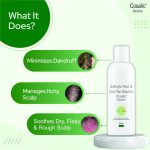 SALVE Cosalic Coal Tar & Salicylic Acid Shampoo For Dry Itchy Scaly & Flaky Scalp Minimizes Dandruff And Dry Scalp Conditions- 200 Ml - Image 4