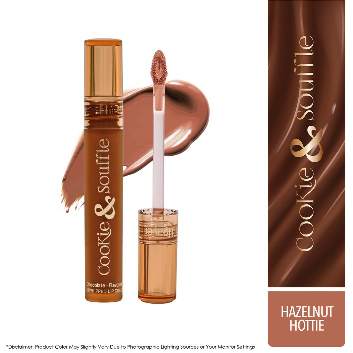 Blue Heaven Cookie & Souffle Matte Lipstick for Women, Long lasting Liquid lipstick, Enriched with Cocoa Butter & Rosehip Oil, Softening & Nourishing Lip color - Hazelnut Hottie, 3.2ml - Image 2