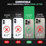 TheGiftKart Ultra-Hybrid Crystal Clear Back Case Cover for iPhone 16 Pro | Shockproof Design | Camera Protection Bump | Hard Clear Back | Bumper Case Cover for iPhone 16 Pro (Transparent) - Image 2