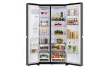 LG 630 L, 3 Star, Frost-Free, Double Door, Door Cooling+, Hygiene Fresh+, Smart Inverter, Wi-Fi Convertible Side By Side Refrigerator with AI ThinQ (GL-L257CMC3, Matt Black, Ice & Water Dispenser) - Image 4