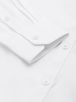 The Indian Garage Co Men's Cotton Slim Fit Solid Full Sleeves Cutaway Collar Formal Shirt - Image 4