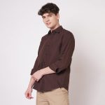 TB Trybuy.in Exclusive Solid Full Sleeve Plain Shirt for Men ZZX_594 - Image 4