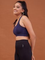 NYKD Women's Everyday Cotton Padded Sports Bra for Gym/Running/Workout Full Support | Removable Pads | Wirefree | Full Coverage | Stretchable - NYK059 - Image 4