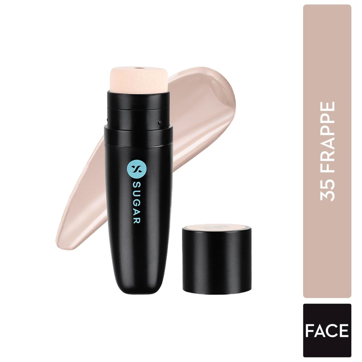 SUGAR Cosmetics Aquaholic Hydrating Matte Foundation Cream | Full-Coverage | For All Skin Types | With Built-In Cushion Applicator | 30Gm - 35 Frappe, 1 Count - Image 8