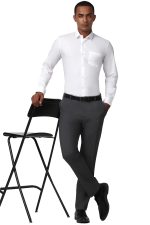 Peter England Men Polycotton Slim Fit Full Sleeve Stretchable Solid Shirt | Lycra Comfort - Image 5