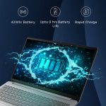 Lenovo IdeaPad 1 AMD Ryzen 5 7520U 15.6" HD Thin and Light Laptop (8 GB/512GB SDD/Windows 11 Home/1Yr Warranty/Cloud Grey/1.58Kg), 82VG00ESIN - Image 3