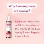 WishCare 100% Pure & Natural Rose Water Liquid - For Skin, Face & Hair - Steam Distilled - Kannauj Gulab Jal - Spray Skin Toner - Free From Paraben, Alcohol & Chemicals - 200 ml - Image 5