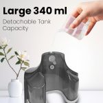 INALSA Garment Steamer for Clothes,Steam Iron Press - Vertical & Horizontal Steaming up to 25g/min, 1600 Watt,340 ml Water tank & 28 sec Fast Heating,Hetaing On/OFF Indicator Light (Cosicosy) - Image 3