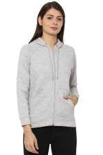 Allen Solly Women's Synthetic Hooded Neck Sweatshirt
