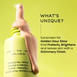 Hyphen Golden Hour Glow Sunscreen Spf 50 Pa++++ Dewy Glow & Bright Skin| Vitamin C Rich-10% Kakadu Plum & Peptides| Women Men|Lightweight & Non Greasy, Uv & Blue Light Protection|All Skin Types - 40G - Image 4