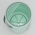 ATORSE Portable Washing Machine Lightweight Laundry Washer for Apartment Camping RV White - Image 4