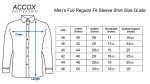 ACCOX Men's Long Full Sleeves Regular Fit Cotton Linen Formal Plain Shirts(GCR53) - Image 2