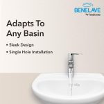 Benelave by Hindware Volga Pillar Tap for Bathroom, Brass with Chrome Finish | 7-Year Manufacturer Warranty - Image 4