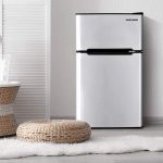 LEONARD USA 115 L Inverter Double Door Mini Fridge for Home Small Fridge with Separate Deep Freezer Compartment & Interior Light for Bar (Based on American Technology) (Black & Silver) - Image 3