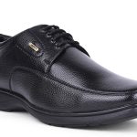 Liberty Fortune HOL-131E Men’s Formal Derby Shoes - Black, Brown - Synthetic Leather Lace-Up with Cushioned Footbed - Stylish Office Footwear - Comfortable and Lightweight - Image 4