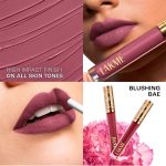 LAKMÉ Rouge Bloom Matte Lip Liquid, Matte Finish, Longlasting For Up To 14 Hours, Quick Drying & Transfer-Proof, Infused With Vita Rose For Smooth & Moisturised Lips - Blushing Bae - Image 5