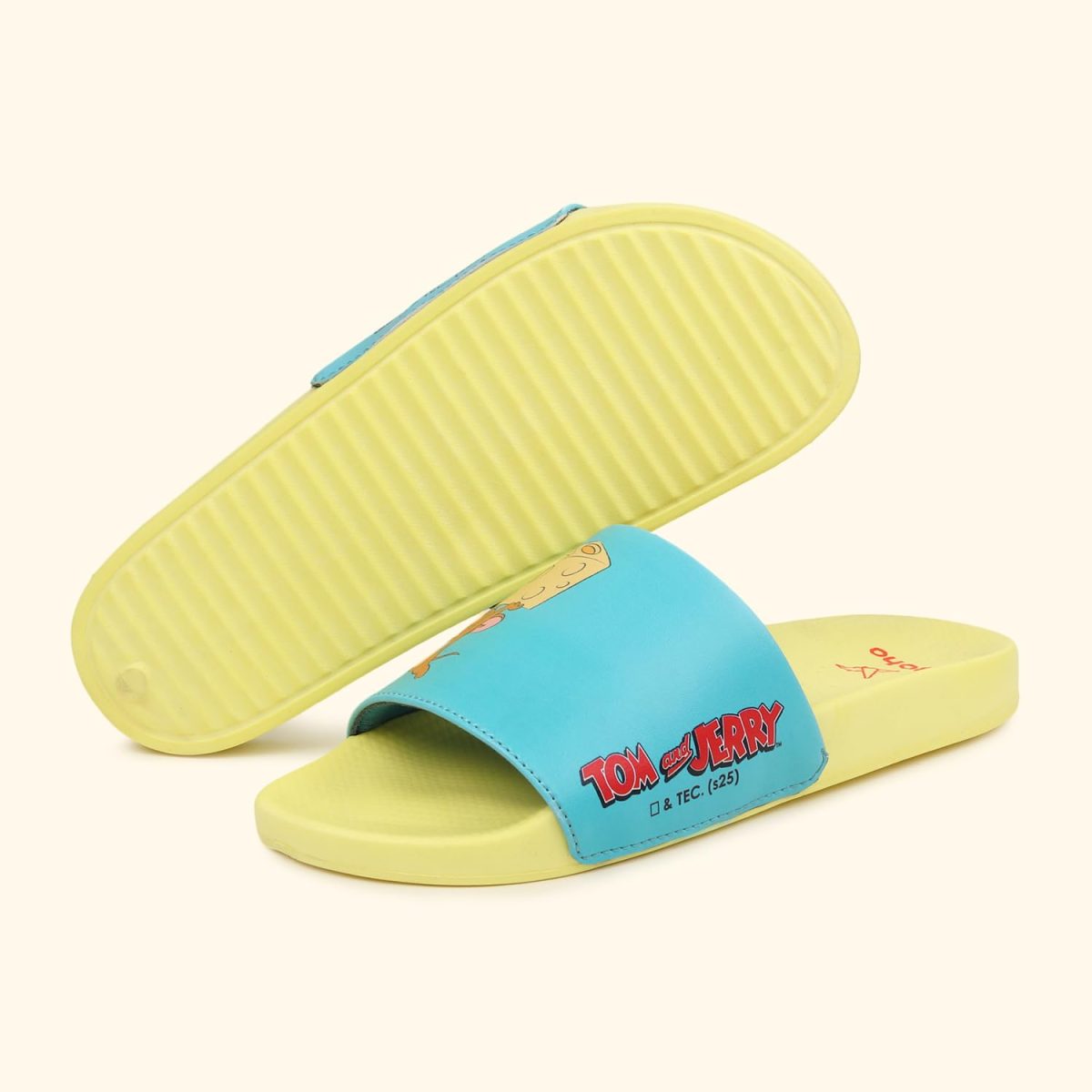 YOHO Tom & Jerry 003 Slides for Women | Iconic Design, Durable Soft Slides with Footpharma Footbed | Lightweight Orthopedic Sliders, Flip-Flops & Chappals for Everyday Use - Image 5