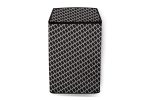 Stylista Washing Machine Cover Compatible for LG 11.0 Kg Inverter Fully-Automatic Top Loading THD11STB Argyle Pattern Grey - Image 3