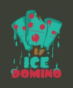 THREADCURRY Ice Domino | Fun Comic Summer Adventure Cotton Graphic Printed Tshirt for Boys Olive - Image 4