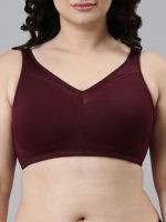 Enamor Full Support Super Lift Women's Cotton Everyday Minimizer Bra - Non Padded, Wirefree, Full Coverage - A112 (Available in Plus Sizes) - Image 4