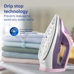Philips Speed Pro DST3020/30 Steam iron 2200 W - World's No 1 Ironing brand, 35 gm/min Steam with 160 gm Steam Boost, Ceramic Soleplate, Drip Stop technology & 300 ml Water tank - Image 5