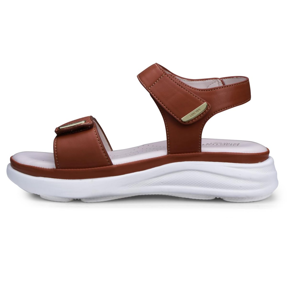 DOCTOR EXTRA SOFT Women's Ultra Lightweight Sandals with Memory Foam Cushion|Stylish & Comfortable|Casual & Non-Slip|Diabetic & Orthopedic Flip Flops with Adjustable Strap Ladies & Girls New-D-610 - Image 6