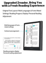 MEEBOOK M7 e-Book Reader | 6.8" 300PPI HD E-Ink Screen eReader | Cold/Warm Light | Android 11 | Support Google Play Store | Speaker/OTG/Type C | Micro SD Card Slot | 3GB+32GB | Gray| - Image 6