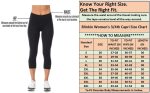 BLINKIN Women's Skinny Fit Mid Rise Polyester Blend 3/4Th Capri Tights (VG-W997-29J8) - Image 2