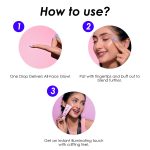 Blue Heaven Prime & Shine Flawless Illuminating Primer + Strobe Cream | Primer + Highlighter + Moisturiser |Infused with Vitamin C and Niacinamide for naturally glowing skin, Silver Pink, 25g - Image 8
