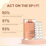 Sanfe Promise Face Acne Pimple Patch - Pack of 36 | Pimple Healing & Spot Clearing Patch | Absorbing Cover |Invisible, Blemish Spot, Hydrocolloid, Skin Treatment - Image 2