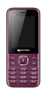 Micromax X778 Marsala, Maroon