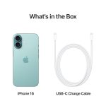 iPhone 16 512 GB: 5G Mobile Phone with Camera Control, A18 Chip and a Big Boost in Battery Life. Works with AirPods; Teal - Image 6