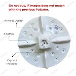 SATYWALI Pulsator Impeller Compatible with Semi-Automatic Washing Machine (Whirlpool Pulsator Long shaft) - Image 2